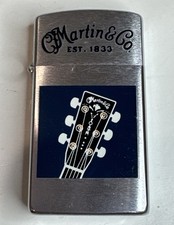 Vintage Zippo Lighter Martin & Co Guitar / Slim / 1998 / 6 String / Unfired picture