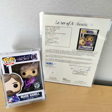 ⭐MARK HAMILL EXCL FUNKO w/LOA: Mark Hamill signed JOKER 28 EXCLUSIVE JSA/PIX COA picture