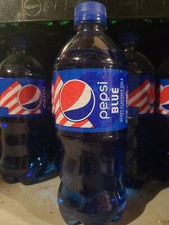 Pepsi Blue Soda Pop Unopened Bottle (20oz) Rare And Hard To Find NTBC 2021 picture