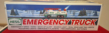 1996 Vintage Hess Toy Emergency Truck w/ Lights In Original Box picture