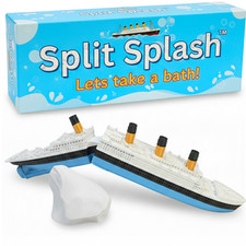 SplitSplash™ Realistic Split in half Titanic Bath Toy and Pool Toy Blue picture