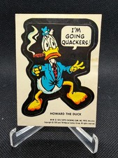 1976 Topps Howard the Duck Marvel Comics Vintage Sticker Card Quackers VG picture
