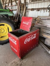 Antique Americana coca cola cooler picture