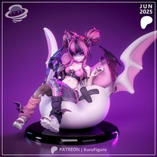 Ironmouse Garage Kit | VTuber Anime Figure | 1:8 Resin Fan Art by Kurufigure picture