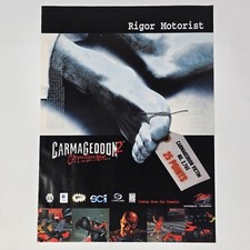 Carmageddon II 2 PlayStation 1 PS1 Nintendo N64 Victim Print Ad/Poster Promo Art picture