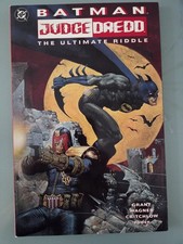 BATMAN JUDGE DREDD THE ULTIMATE RIDDLE PRESTIGE FORMAT GRAPHIC NOVEL 1995 picture