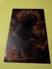 GODZILLA EMBOSSED METAL SKETCHBOOK BY SURTUR LTD 5 SIGNED WITH COA NEW picture