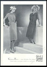 1940 George Platt Lynes 2 women fashion photo Henri Bendel dress vintage ad picture