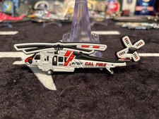 Cal Fire Firehawk Helicopter morale patch  backing 3D pvc picture