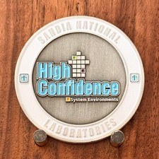 Sandia National Labs High Confidence Systems Silver Challenge Coin  1#43 picture