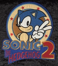 Sega - Sonic The Hedgehog 2 Embroidered Patch - Brand New 90s Vintage picture