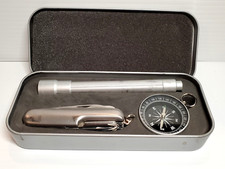 The Discovery Channel 11-Blade Knife Compass Flashlight Kit Vintage Collectible picture