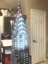chrysler building 3d 26 inch printed desk lamp picture