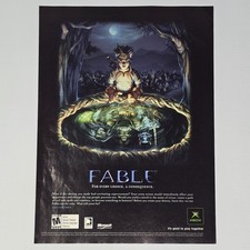 Fable Xbox For Every Choice A Consequence Print Ad/Poster picture