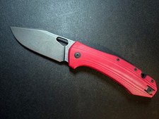Giantmouse Ace Grand ST. NICK'S EXCLUSIVE PVD Dark Stonewash Vanadis 4E Red G10 picture