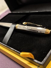 Limited 100 Doraemon 50th Anniversary CROSS Ballpoint Pen F. Fujio Museum Japan picture