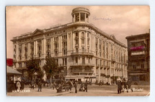 RPPC 1914. WARSZAWA POLAND. HOTEL BRISTOL, CANCEL STAMP.  POSTCARD picture