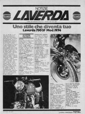 advertising Advertising - MOTO LAVERDA 750 SF 1974 MAXIMOTO MOTOITALIANE EPOCH picture