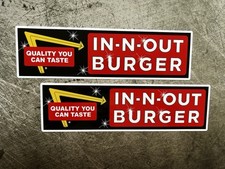BURGER STICKERS Wendy’s Burgers Stickers Fast Food Decals Canes McDonalds picture
