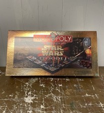Star Wars Episode 1 Monopoly Collector Edition 3-D Game board New Sealed 1999 picture
