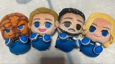 MARVEL Fantastic Four First Step & You Mascot Plush NEW SEGA Set of 4 picture