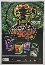 Psychonauts Video Game Ad 2005 Double Fine Xbox PS2 PC Original Print picture