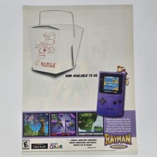 Rayman Nintendo GameBoy Color Ubisoft To Go Print Ad/Poster Official Promo Art picture