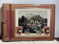 Austria Vintage Scrap Book 1954 - “The Coat Of Arms Of The 9 Lands Of Austria” picture