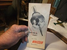Whizzer Bike Motor Advertisement, Fold Out 1954 Brochure w/accessories motorcyle picture