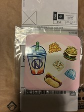 Neopets Food Items Cork-back Coaster BRAND NEW picture
