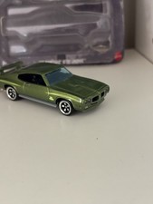 1970 Pontiac GTO Judge Keychain Green Hot Wheels Matchbox Keyfob Keyring picture