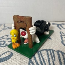 Vintage 1998 Warner Bros Looney Tunes Sylvester Tweety Tape Dispenser Stylus picture