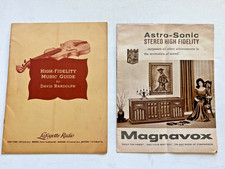 1966 Magnavox Cabinet Radio Catalog and Layette Radio Music Guide / Catalog picture