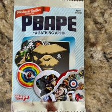 A Bathing Ape BAPE PBAPE Pinback Buttons 2-Piece Collectible Set picture