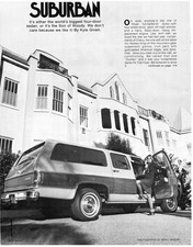 1973 CHEVROLET SUBURBAN SUV 3 pg Article picture