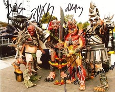 GWAR Band Signed Autographs 8x10 Photo Heavy Metal Shock Rock Music HD135 picture
