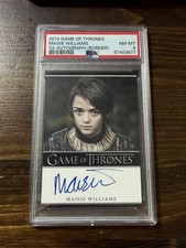 2013 Rittenhouse S2 Maisie Williams As Arya Game of Thrones Bordered Auto PSA 8 picture