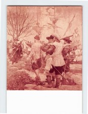 Postcard Landing of the settlers 1938 US postage Delaware USA picture