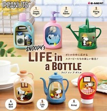 RE-MENT Peanuts SNOOPY's LIFE In A BOTTLE Woodstock Mini Diorama Figure Toy NEW picture