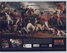2003 Risk Online PS2 Vintage Magazine Print Ad Video Game Art Poster  picture
