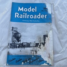Model Railroader Magazine July 1946 Railroad Trains Layouts See Pics Vintage picture