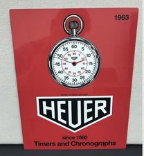 Heuer  StopWatch Racing Official Timers Ans Chronographs Quality Garage Sign picture