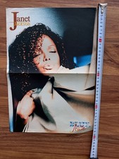 Janet Jackson Milla Jovovich Vintage Turkish Magazine Double Sided Poster picture