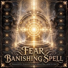 Fear Banishing Spell – Permanently Eliminate Fear and Break Free from Its Grip picture