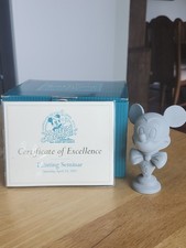 WDCC Walt Disney Mickey Mouse Painting Seminar Bust April 20, 2002 Unpainted NIB picture