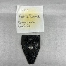 Vintage 1957 NYPD Police Branch Commission  Crucifix picture