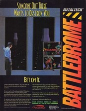 Metaltech Battledrome Advertisement Magazine Ad Ads  Someone Wants to Detroy You picture