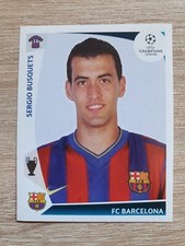 Panini CL 2009 2010 Sergio Busquets 357 Barcelona Champions League Topps Stickers picture