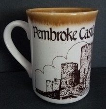 Vintage Pembroke Castle Coffee Cup Mug Made in Britain picture