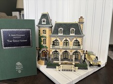 Dept 56 Great Gatsby West Egg Mansion Literary Classics 58939 Book Car Retired picture
